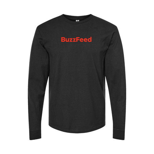 Men's BuzzFeed Logo Long Sleeve T-Shirt