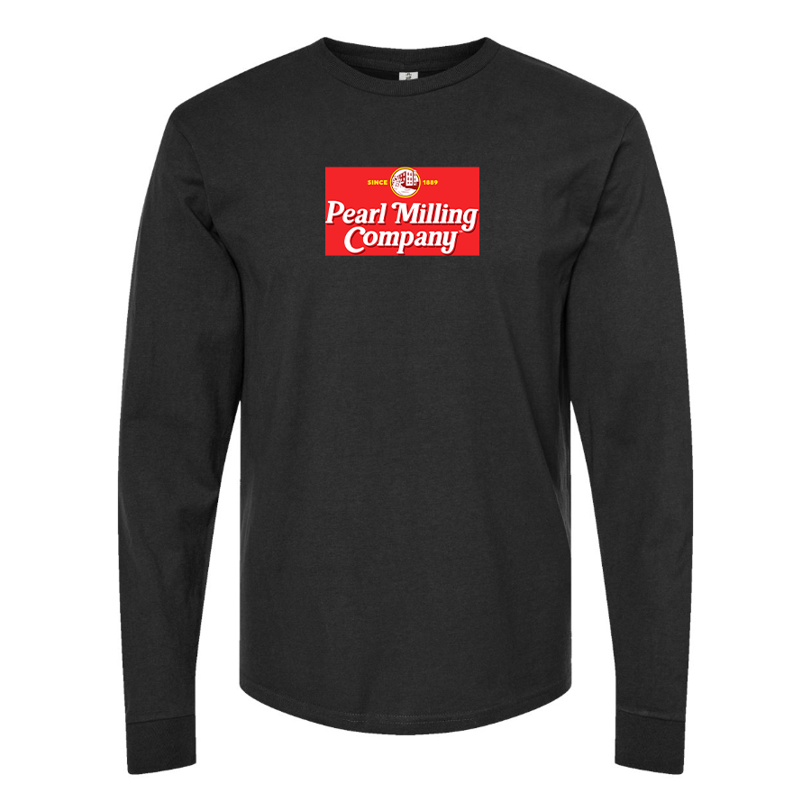 Men's Aunt Jemima Logo Cotton Long Sleeve T-Shirt