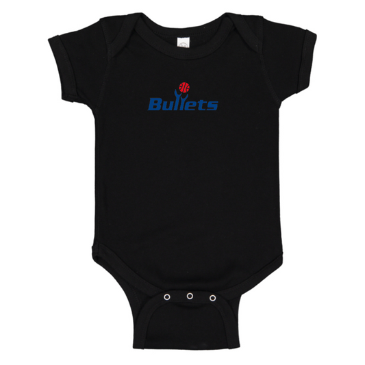 Baltimore Bullets  Logo Baby Onesie Romper