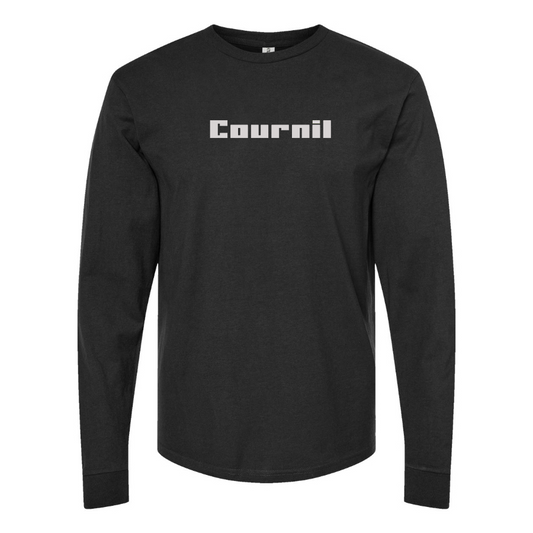 Men's Cournil Logo Cotton Long Sleeve T-Shirt