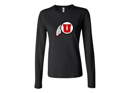 BELLA CANVAS Women’s Utah Utes Jersey Long Sleeve Tee