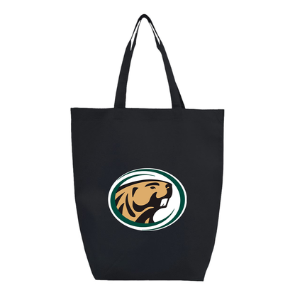 Bemidji State Beavers Q-Tees Non-Woven Gusset Bottom Tote