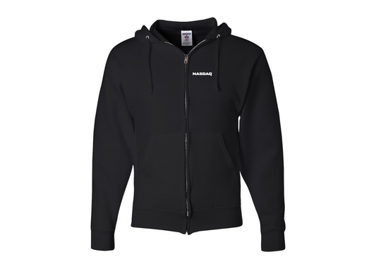Men's Nasdaq Logo JERZEES NuBlend Full-Zip Hooded Sweatshirt