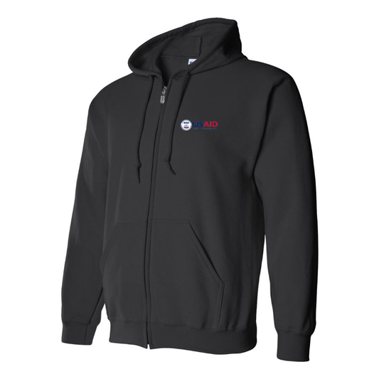 Men's  USAid   Zipper Hoodie