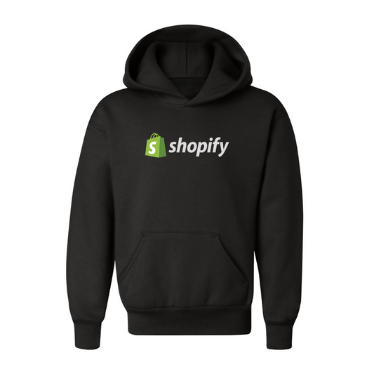 Youth Shopify Logo Pullover Hoodie