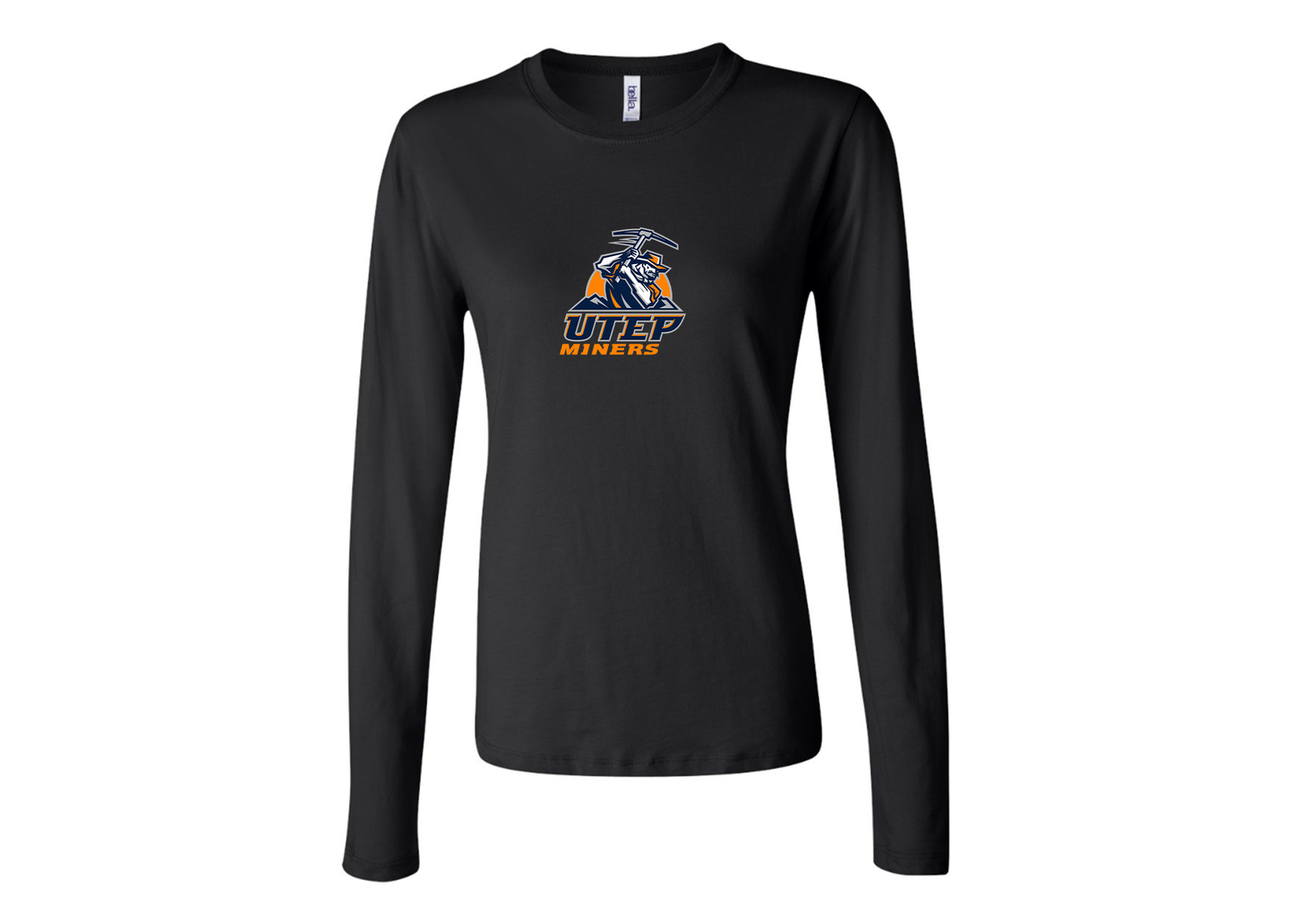 BELLA CANVAS Women’s UTEP Miners Jersey Long Sleeve Tee