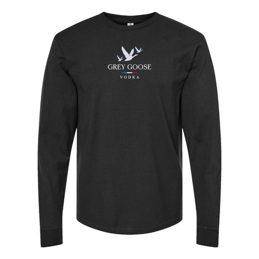 Men's Grey Goose Logo Long Sleeve T-Shirt