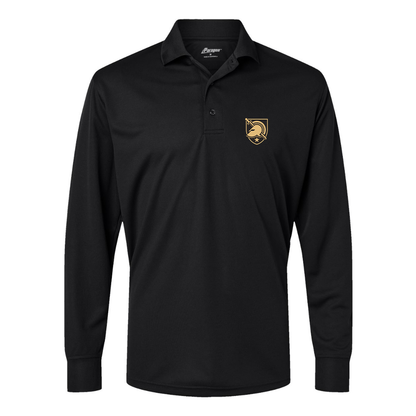 Men's  Army Black Knights Paragon Prescott Long Sleeve Polo