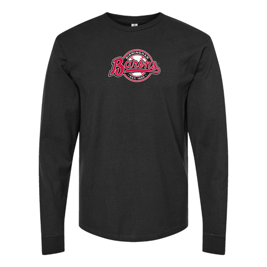 Men's Birmingham Barons Logo Long Sleeve T-Shirt