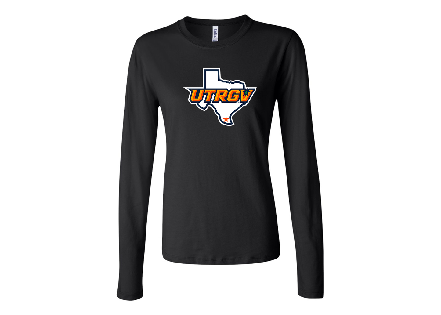 BELLA CANVAS Women’s UTRGV Vaqueros Jersey Long Sleeve Tee