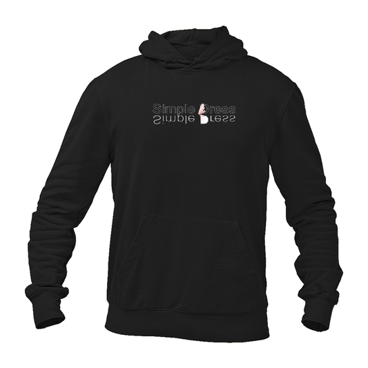 Men's Simple Dress Logo Pullover Hoodie