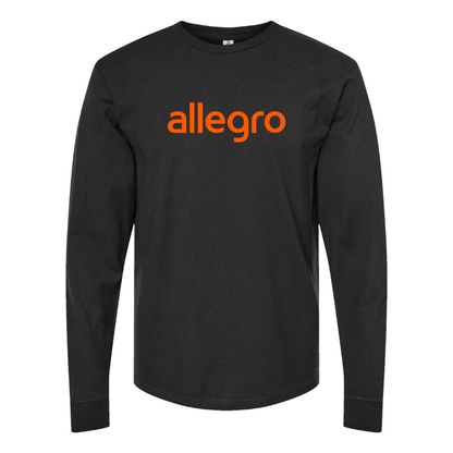 Men's Allegro Logo Cotton Long Sleeve T-Shirt