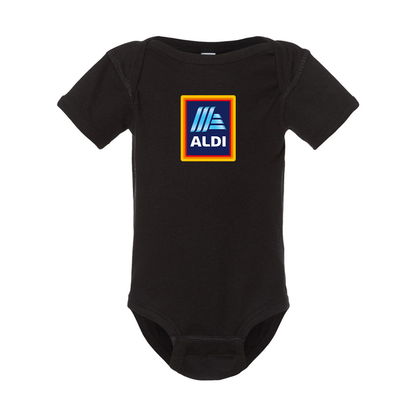 Aldi Logo Rabbit Skins Infant Baby Rib Bodysuit