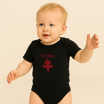 FC Metz Soccer Logo Baby Romper Onesie