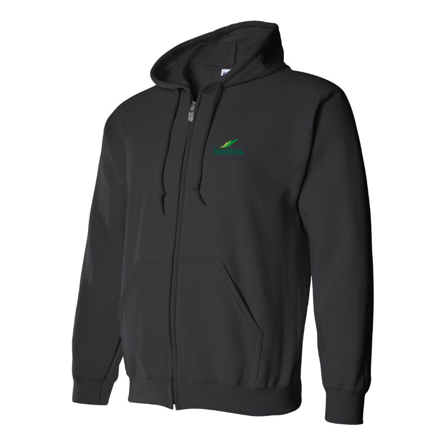 Men's Seminis Logo  Zipper Hoodie