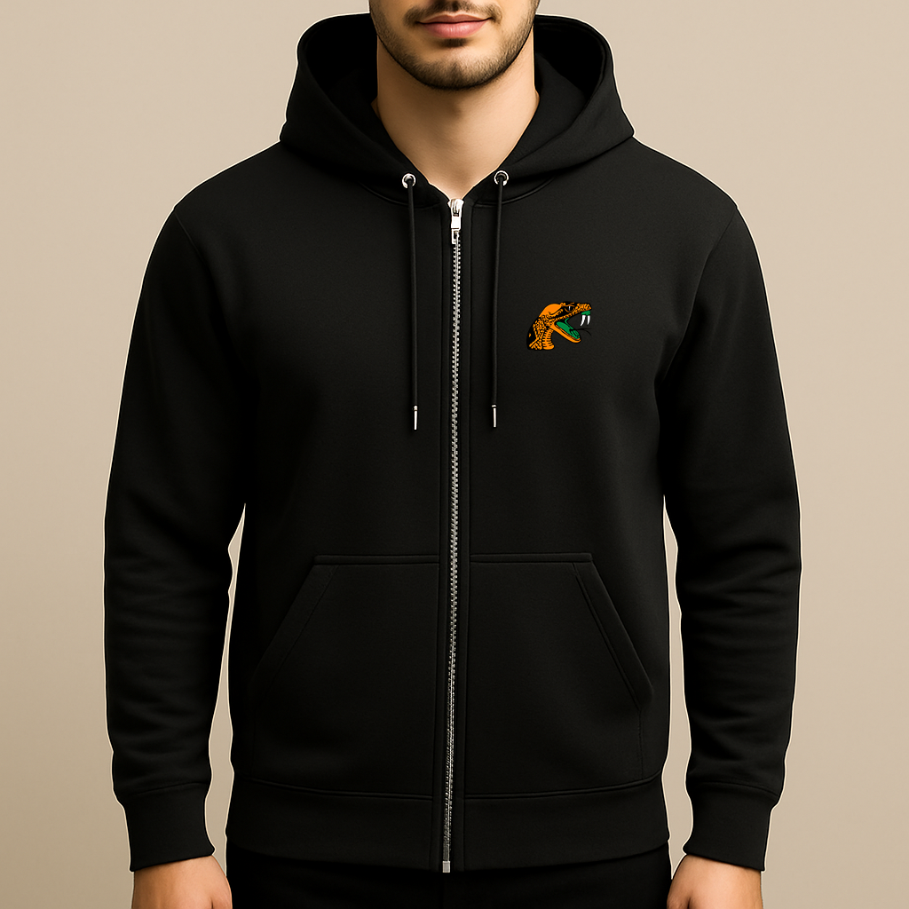 Men's Florida AM Rattlers Logo Zipper Hoodie