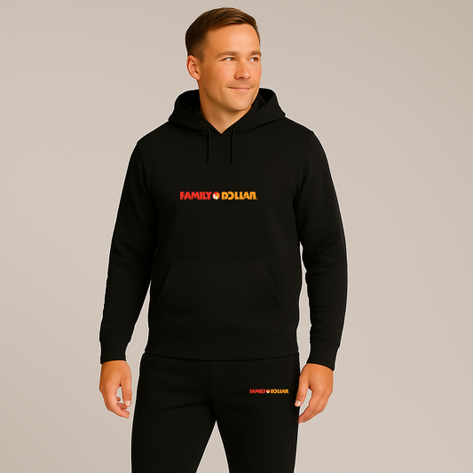 Men's Family Dollar Logo Hoodie Joggers Set