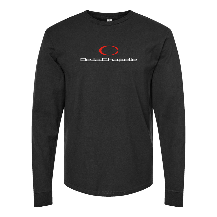 Men's De La Chapelle  Logo Cotton Long Sleeve T-Shirt