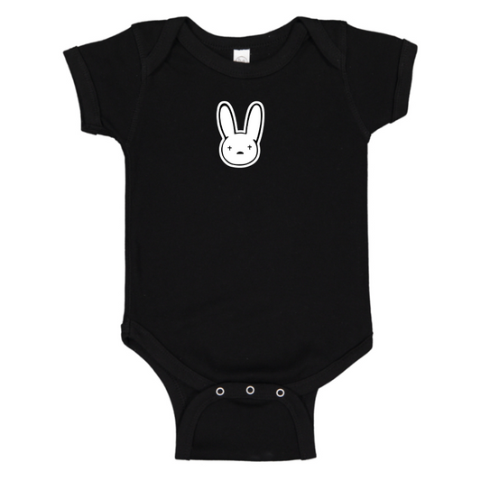 Bad Bunny Logo Baby Onesie Romper
