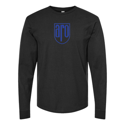 Men's ARO Logo Cotton Long Sleeve T-Shirt