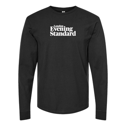 Men's London Evening Standard  Logo Cotton Long Sleeve T-Shirt