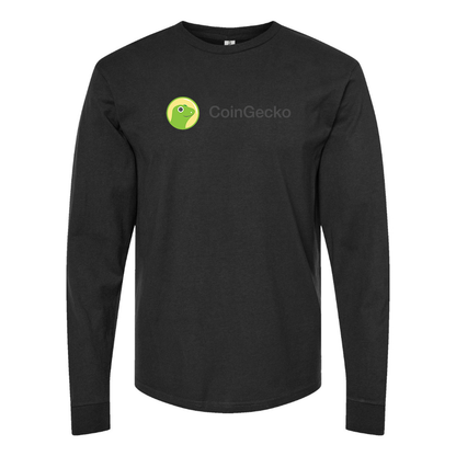 Men's CoinGecko Logo Cotton Long Sleeve T-Shirt