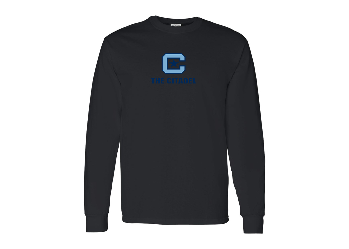 Men's The Citadel Bulldogs Gildan Heavy Cotton Long Sleeve T-Shirt