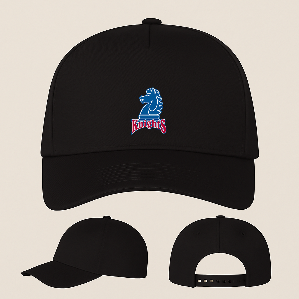 Fairleigh Dickinson Knights Logo Five Panel Twill Snapback Cap