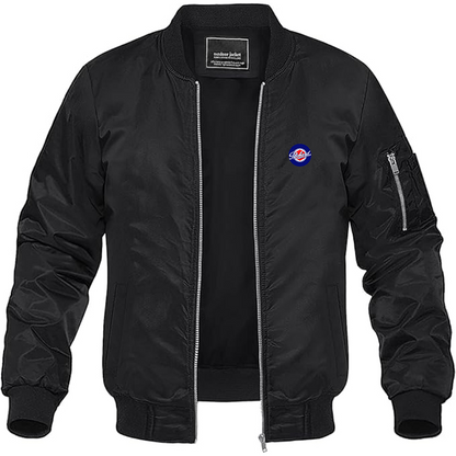 Men's Packard Logo Lightweight Bomber Jacket Windbreaker Softshell Varsity Jacket Coat