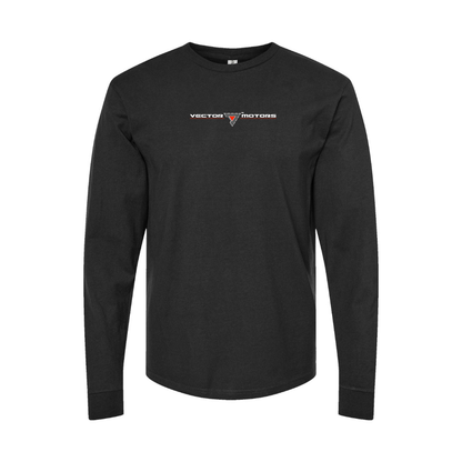 Youth Vector Motors Logo Cotton Long Sleeve T-Shirt