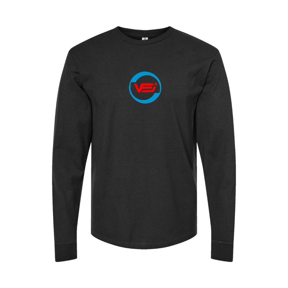 Youth Vehicle Factory Jabalpur Logo Cotton Long Sleeve T-Shirt