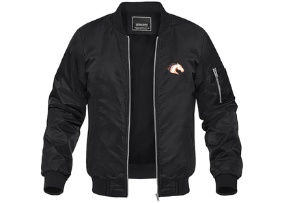Men's Texas Arlington Mavericks Lightweight Bomber Jacket Windbreaker Softshell Varsity Jacket Coat