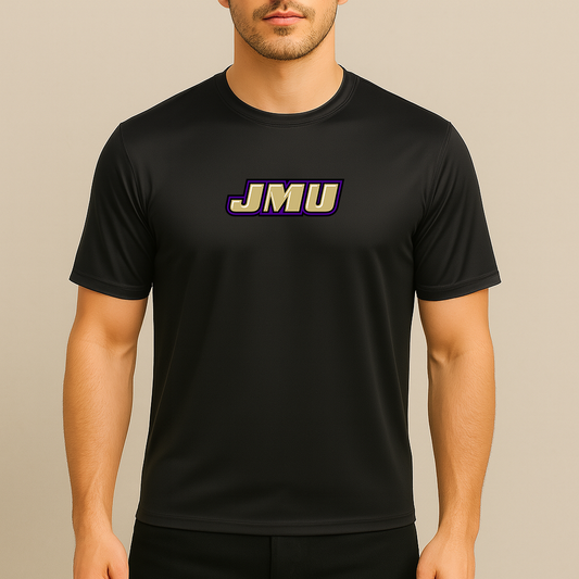 Men's James Madison Dukes Logo Polyester T-Shirt