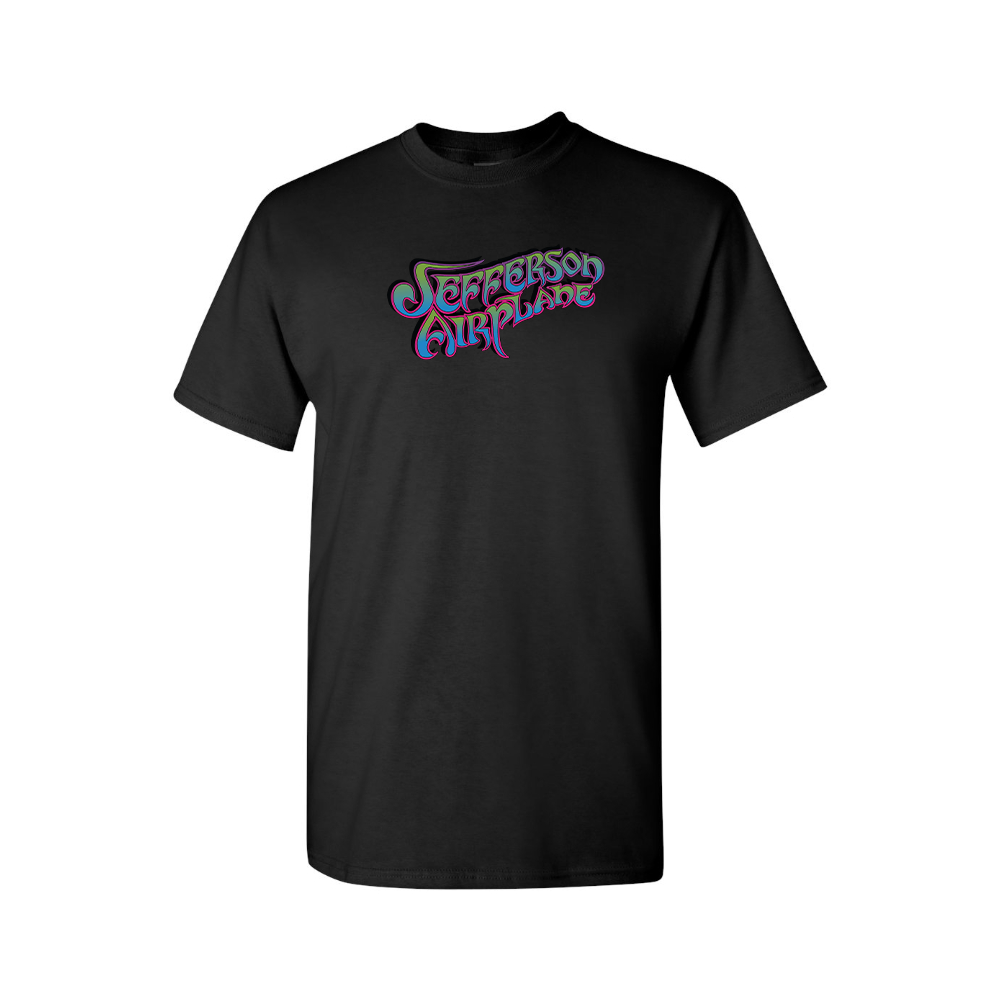 Men's Jefferson Airplane Logo Cotton T-Shirt