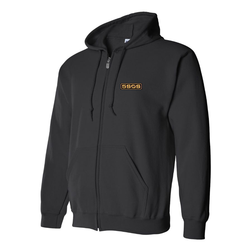 Men's 5sos Logo Zipper Hoodie