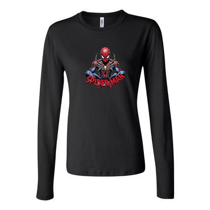BELLA CANVAS Women’s Spider-Man 2025 Jersey Long Sleeve Tee