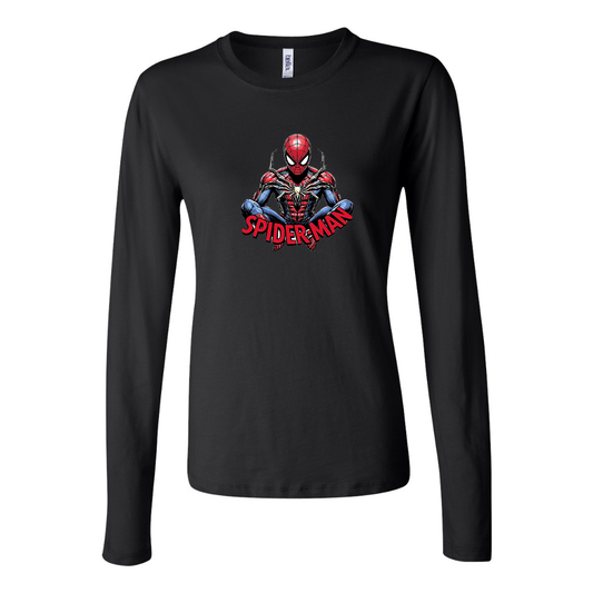 BELLA CANVAS Women’s Spider-Man 2025 Jersey Long Sleeve Tee