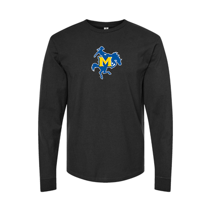 Youth McNeese State Cowboys Logo Cotton Long Sleeve T-Shirt