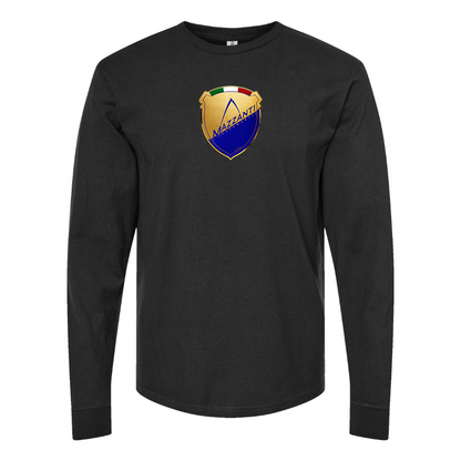 Men's Mazzanti Automobili Logo Cotton Long Sleeve T-Shirt