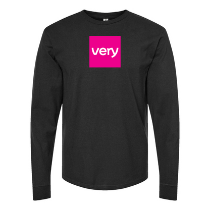 Men's Very Logo Cotton Long Sleeve T-Shirt