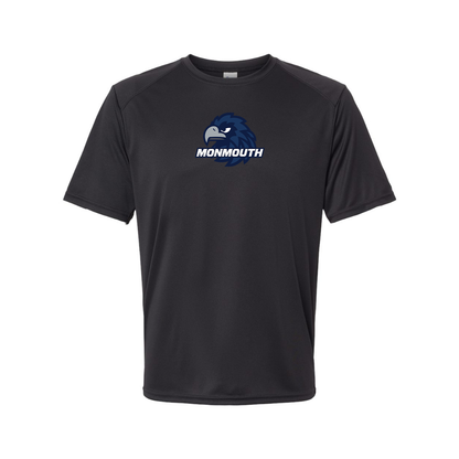 Men's Monmouth Hawks Logo Polyester T-Shirt