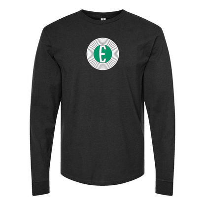 Men's Edsel Logo Cotton Long Sleeve T-Shirt
