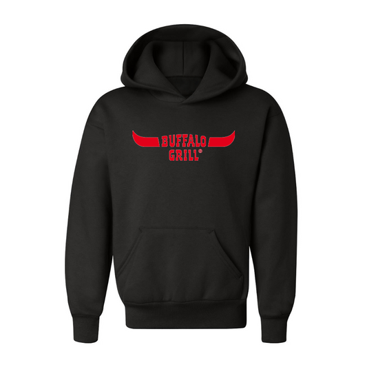Youth Buffalo Grill Logo Pullover Hoodie