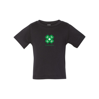 4H Canada Logo BELLA CANVAS Infant Jersey Tee
