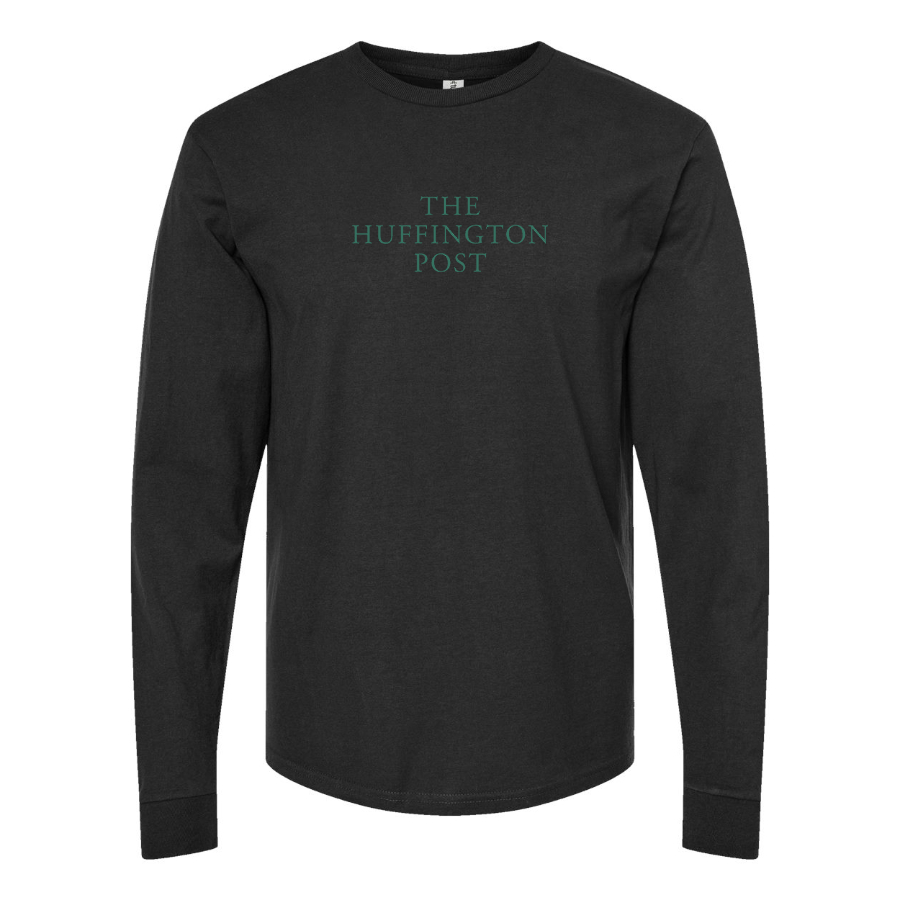Men's The Huffington Post Logo Cotton Long Sleeve T-Shirt