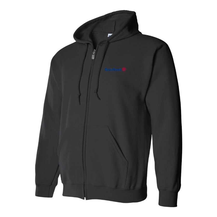 Men's DenizBank Logo Zipper Hoodie