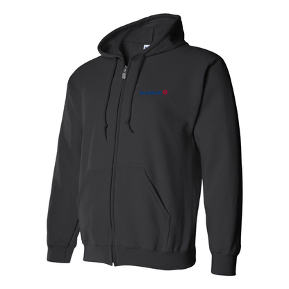 Men's DenizBank Logo Zipper Hoodie