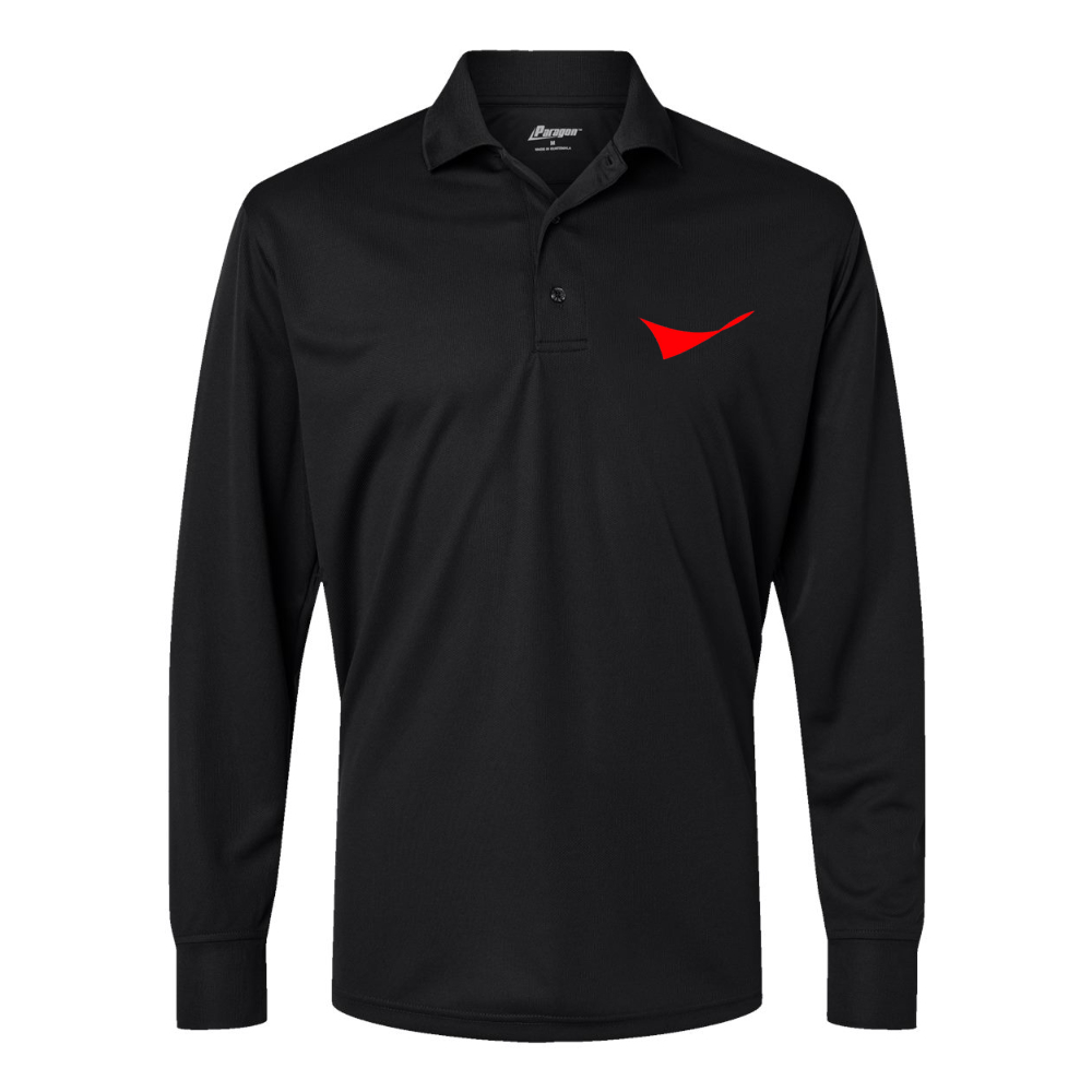Men's Conoco Phillips Symbol Paragon Prescott Long Sleeve Polo