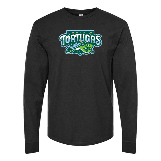 Men's Daytona Tortugas Logo Cotton Long Sleeve T-Shirt