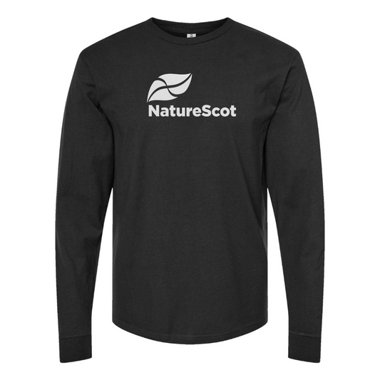 Men's Nature Scot  Logo Cotton Long Sleeve T-Shirt